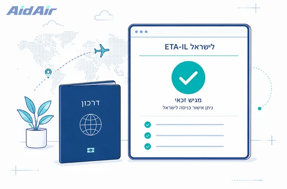 בדיקת הצורך באישור ETA-IL לפני נסיעה לישראל