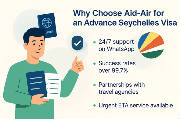 למה לבחור ב‑Aid‑Air להוצאת אשרת סיישל מראש?