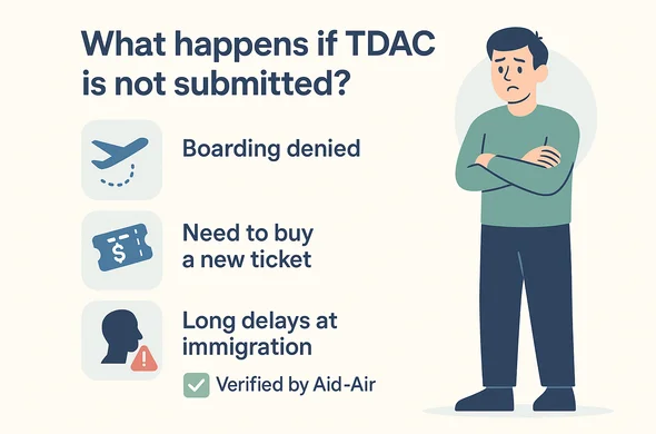 מה קורה אם לא מגישים TDAC או מגישים אותו שגוי?