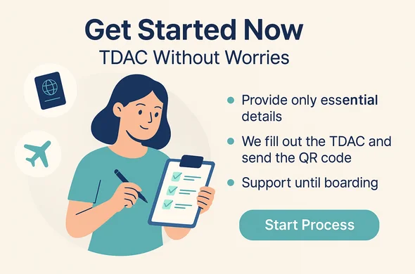 התחילו עכשיו – מילוי TDAC ללא דאגות