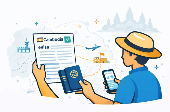 ויזה אלקטרונית לקמבודיה: מה זה, למי זה מתאים ומה צריך להכין מראש