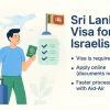 ויזה לסרי לנקה לישראלים – איך להוציא ETA בקלות ובמהירות